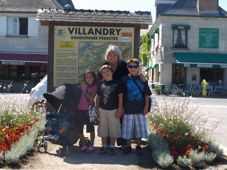 In the Loire Valley with grandchildren