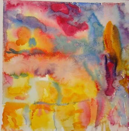 Watercolor after Nolde