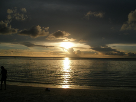 Tumon Bay sunset, every night this spectacular