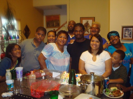 family in Edna Kitchen