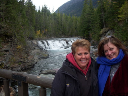 Jane and Joyce in Glacier National Park