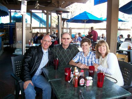 Lunch with Daughter, Grandson and Son in Law