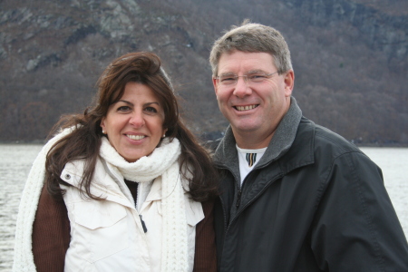 Michelle and Me on the Hudson River