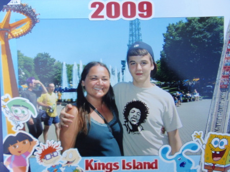 Me and my son Ron at Kings Island 2009