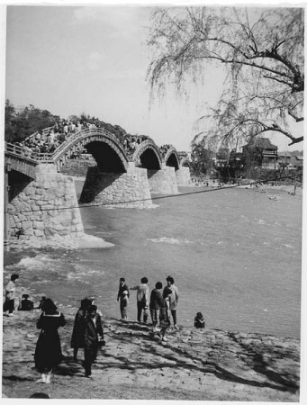 The famous Kintai Bridge in Iwakuni