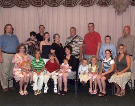 My whole  family, at my retierment party.