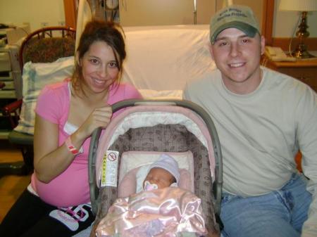 Bethany, Kyle and Lacey, going home