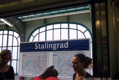 Stalingrad metro station Paris, 2006