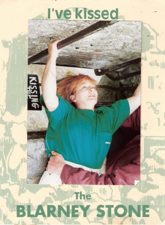 Kissing the Blarney Stone