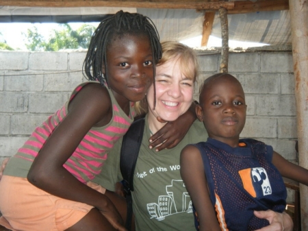 Hanging with Haitian kids in Leogane