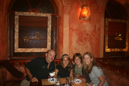 At Dinner in Moscow, Russia - Summer 2008