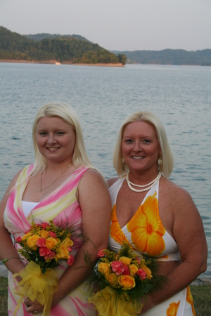 My daughter and me at my wedding 8-22-2008