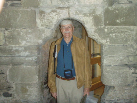 Bill in Iona Abbey - Scotland
