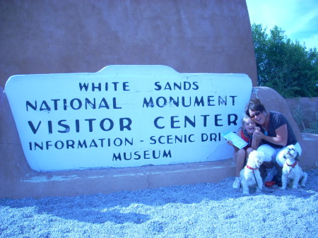 Heading into White Sands park