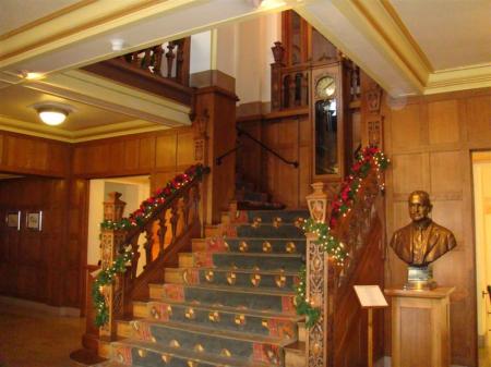 Engineer's Club entry and staircase