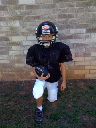 Our little football player