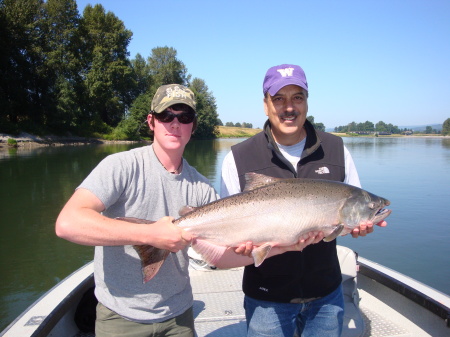 Andy with King salmon 2009