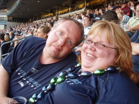 Eric and Julie at Qwest Field