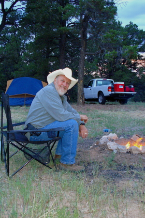 Camping in the Sawtooth Mts. of NM.