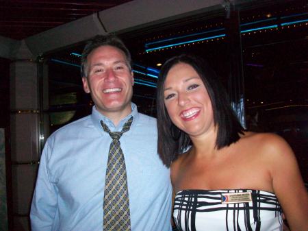 Daryl and Stephine, the cruise director