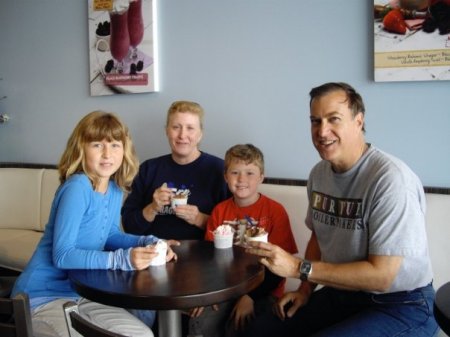 The Hefners - Rick, Sue, Kylie (10), Kevin (7)