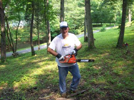 Cleaning up at the Lake House