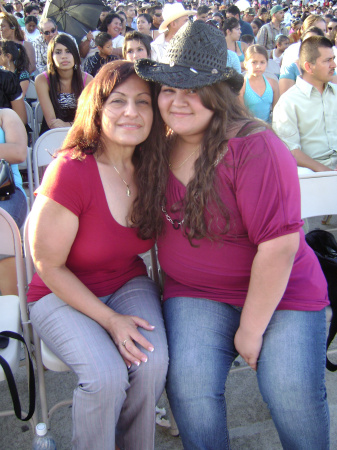 CELINA AND I AT THE FAIR 2009