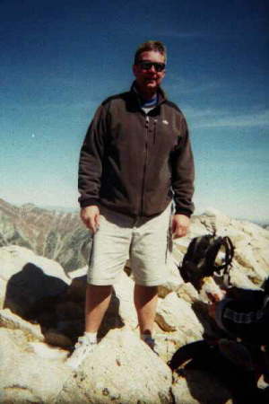atop the Pfeifferhorn in Utah