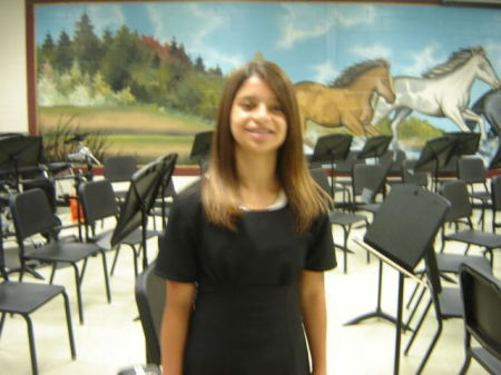 Laura after an Orchestra Concert