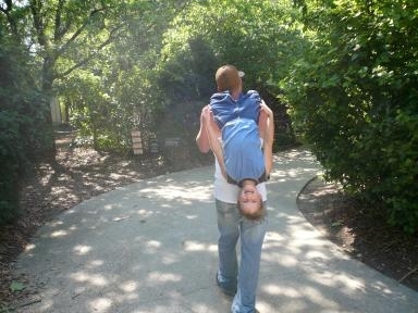 Joe and Drake at the Brookfield Zoo