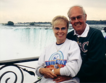 Ed and me at Niagra Falls. 1995