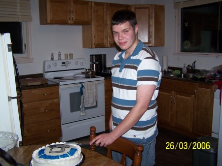 My son Keith on his 18th birthday