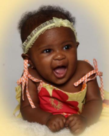 My Great Niece, Rihann - 4 months old