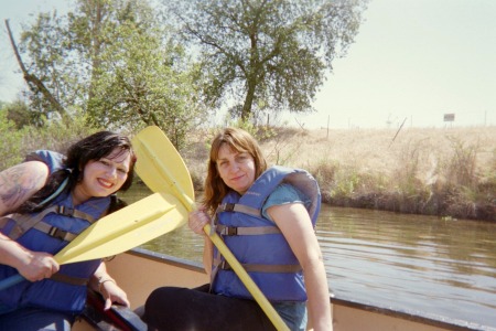 Canoeing with a friend