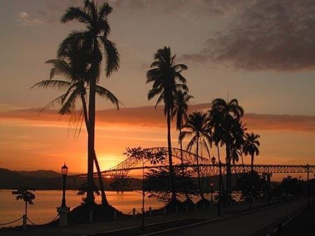 BRIDGE AT SUNSET