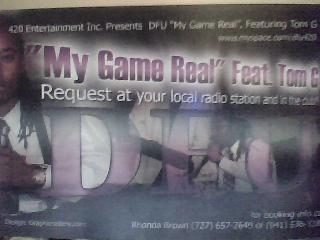 MY GAME REAL BY DFU FT. TOM G