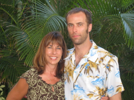 Kevin and I at Luau  Maui 2009 Oldest son (28)