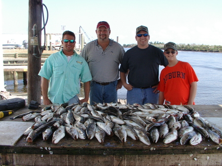 Fishing in La with friends 2nd from left.