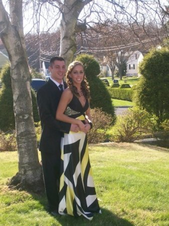 My baby boy at college senior ball