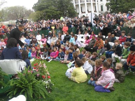 President Obama Reading to the Kids