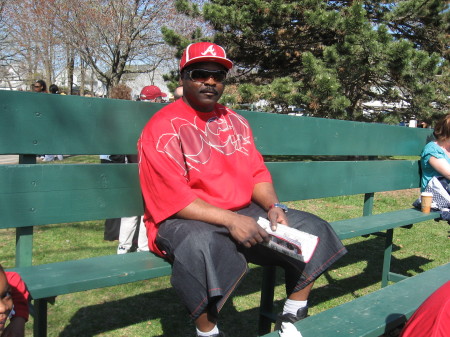 me at my sons baseball game