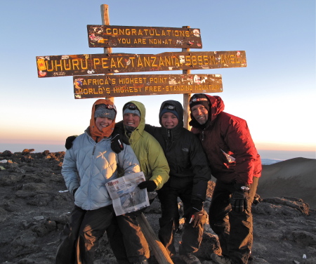 Top of Kilimanjaro -July 2009
