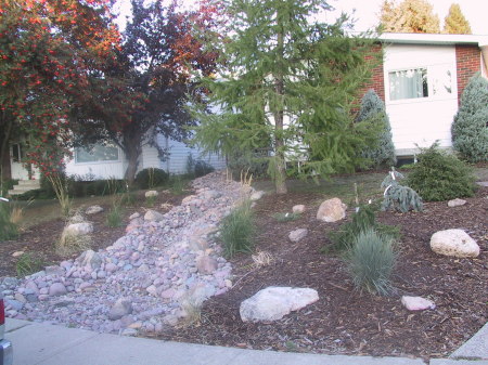 Dry Riverbed installed 2009