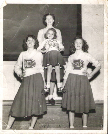 Junior cheerleading picture 1951