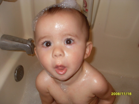 My Baby at bath time.