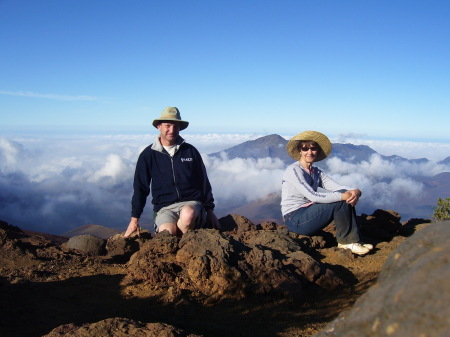 Top of Haliakala Volcano