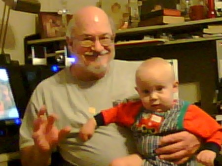 My young Grandson, Douglas Paul Gossett and me