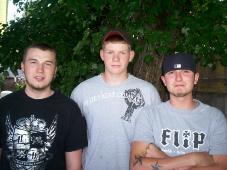 These are my three son's (Chris:18, Chad:16, G