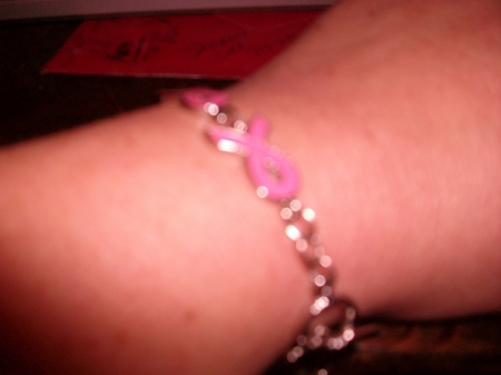 My breast cancer braclet