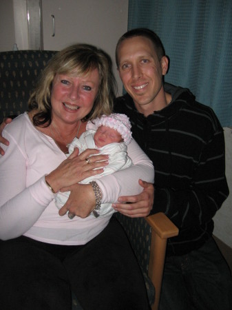 Jeanie, son Randy, and grandaughter, Bella.